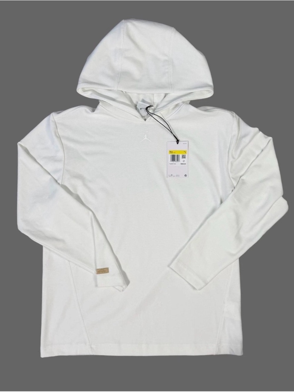 Nike Jordan RARE Golf Sport Pullover Hoodie White HQ8494-100 Knit Small $200 NWT